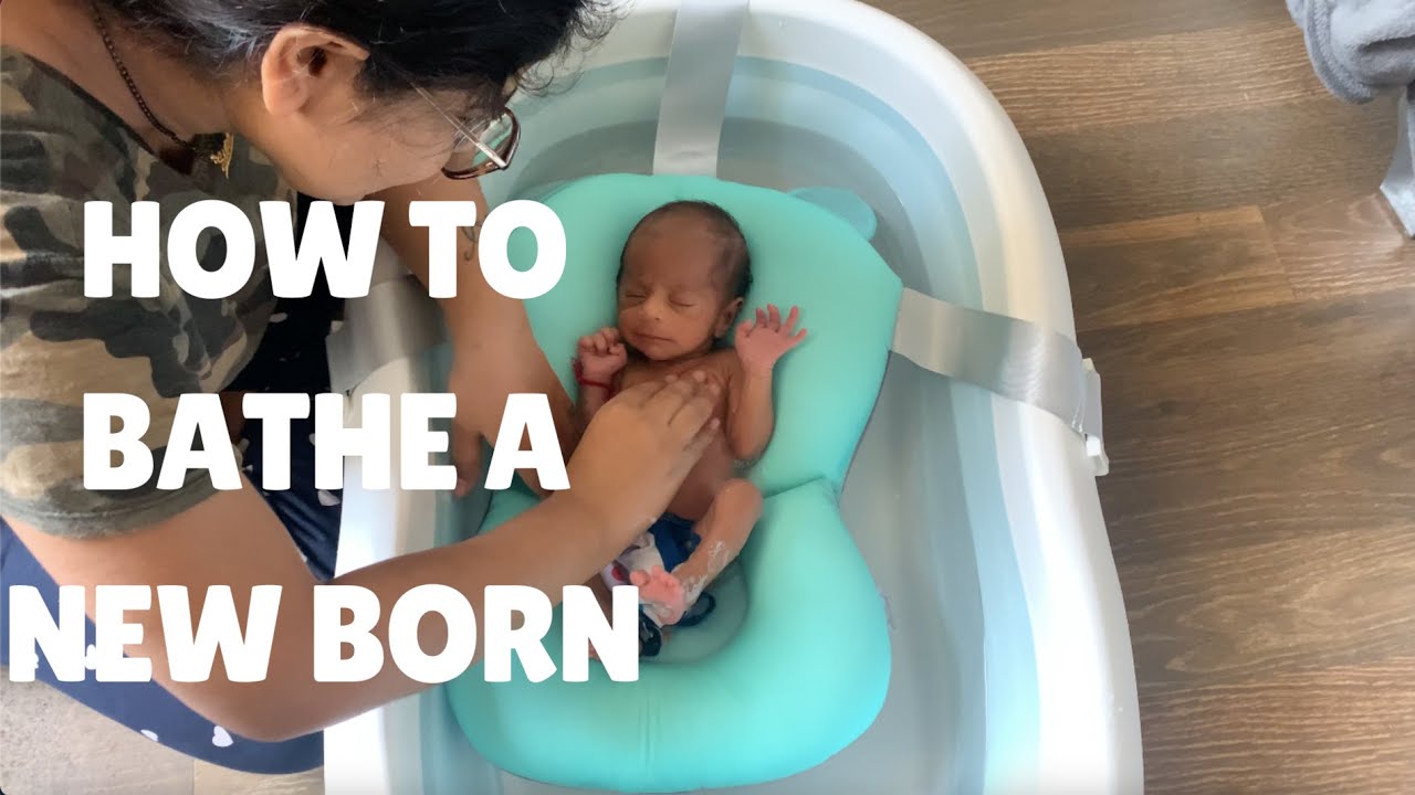 New Born Baby Bath | SHIVANYA'S FIRST BATH | 7 Days Old