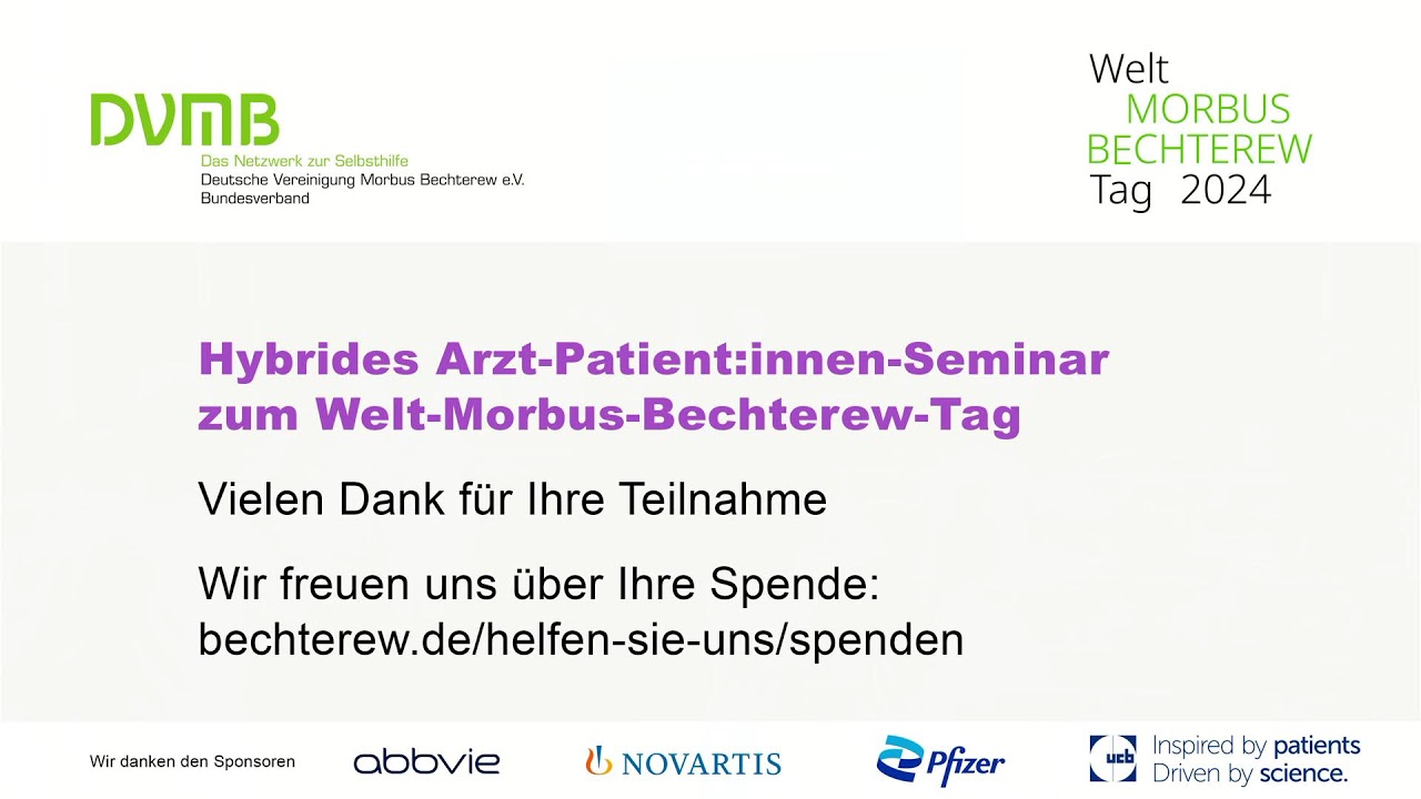 Welt-Morbus-Bechterew-Tag