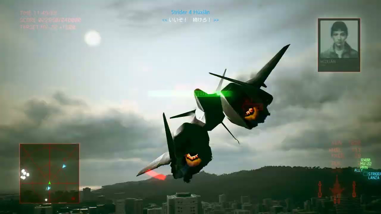 エスコン8発表記念に前作7を初見HARD攻略リベンジ　SP MISSION 2　ANCHORHEAD RAID　ADF-01 FALKEN FAEB