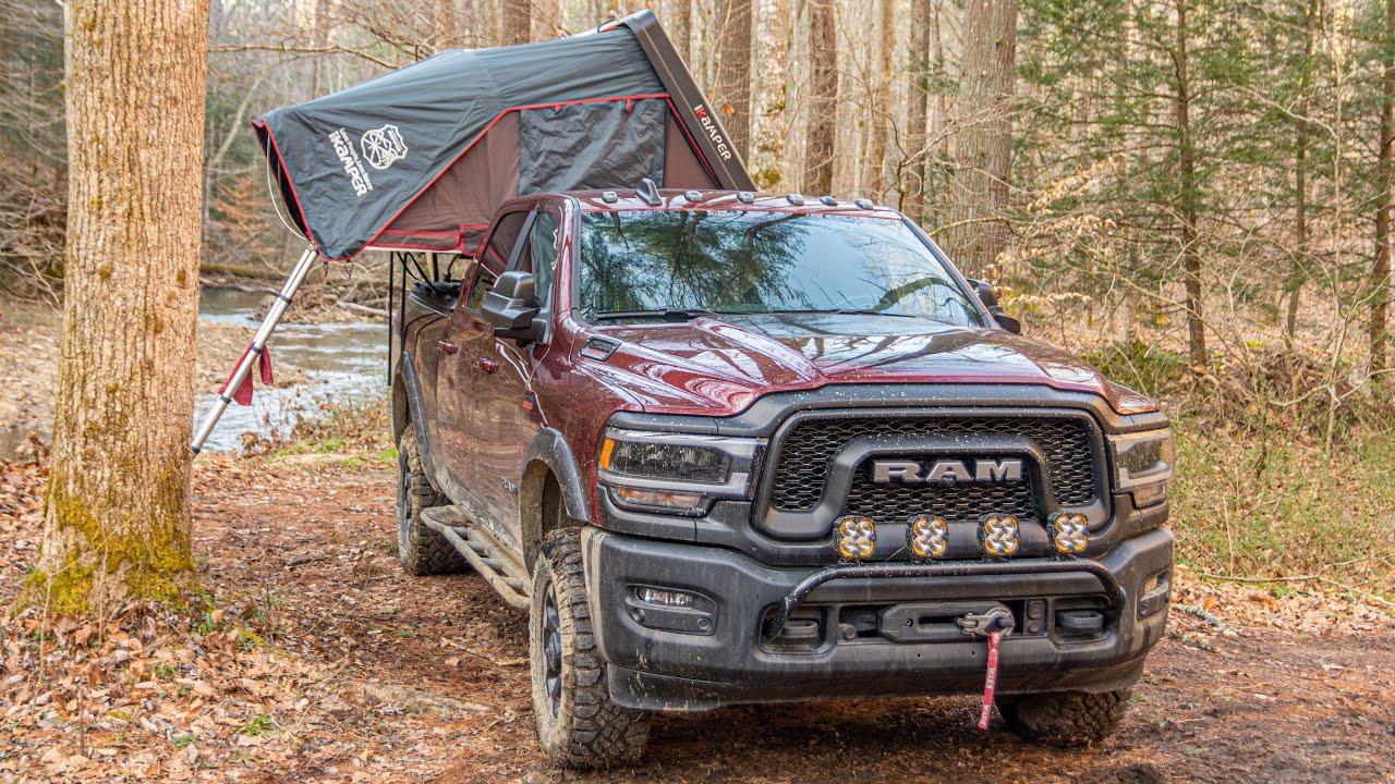 Power Wagon - RTT - Rock Sliders - KC Lights