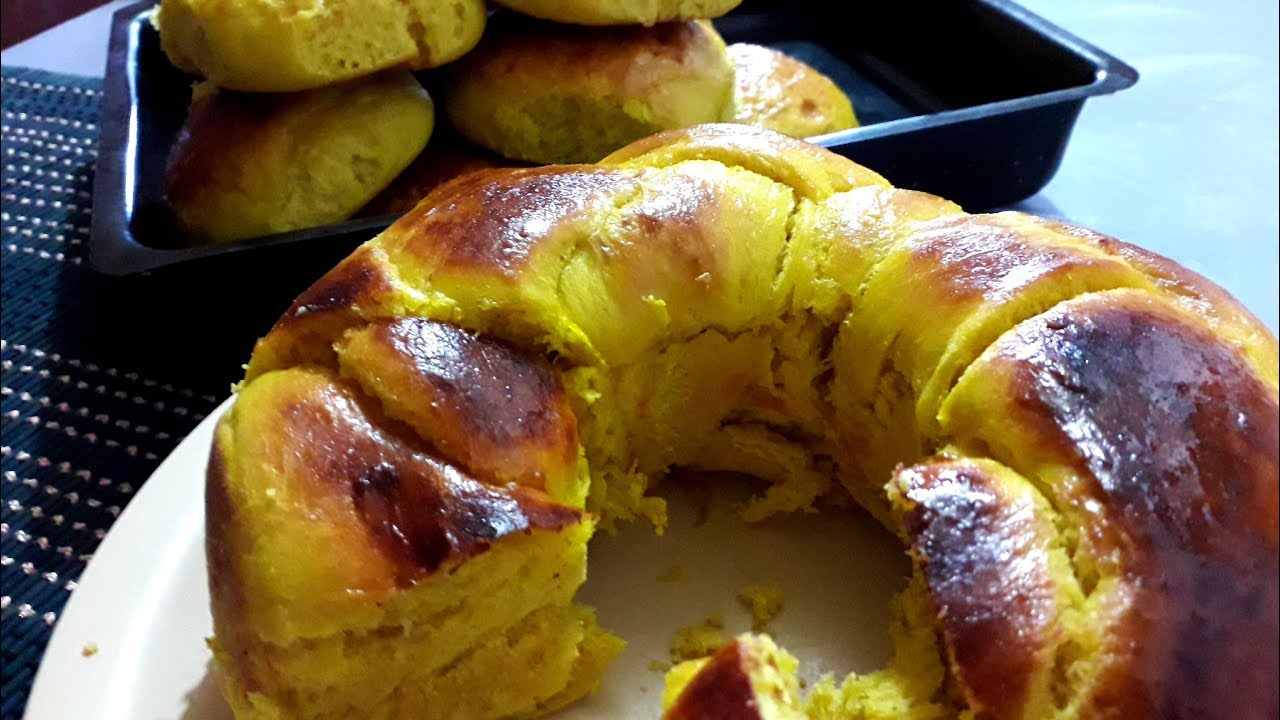 PÃO DE ABÓBORA OU MORANGA FOFINHO E FÁCIL 🧡🧡🧡🧡