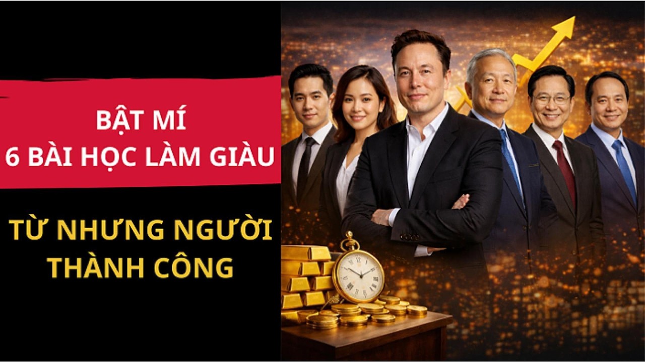 BẬT MÍ 6 BÀI HỌC LÀM GIÀU TỪ NHỮNG NGƯỜI THÀNH CÔNG | TAY TRẮNG LẬP NGHIỆP