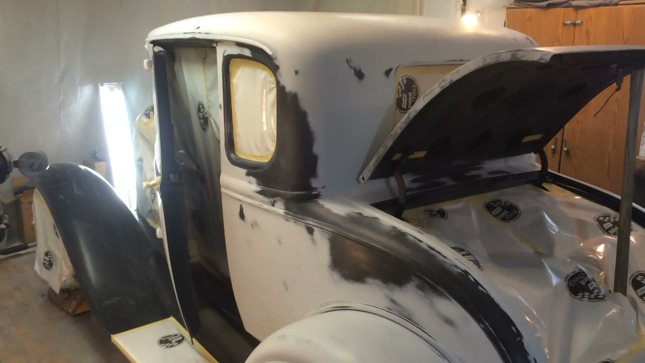 Ford Model A painted.
