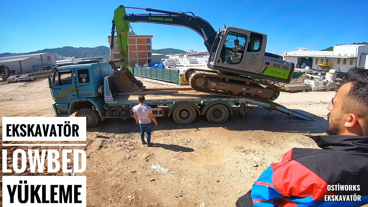 EKSKAVATÖRLERİ YER DEĞİŞTİRDİK | HİDROMEK 220 ve ZOOMLİON 135 HİNO LOWBEDE YÜKLEME | Ostiworks