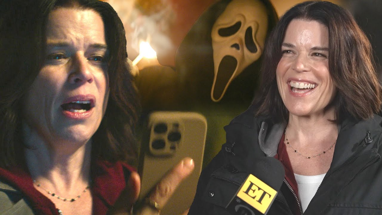Neve Campbell Reacts to 3 DECADES of Ghostface ON SET of Scream 7 (Exclusive)