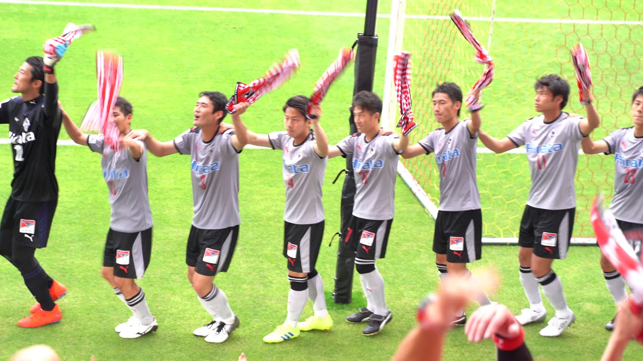 勝利のカモンロッソ！ (vs.ギラヴァンツ北九州) @ ミクニワールドスタジアム北九州 2019/06/02 #roasso