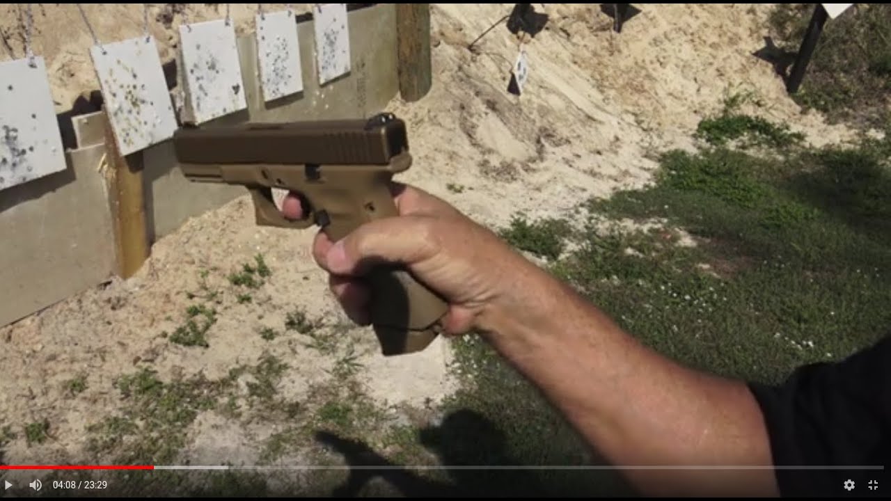 Glock 19X se traba por mal agarre