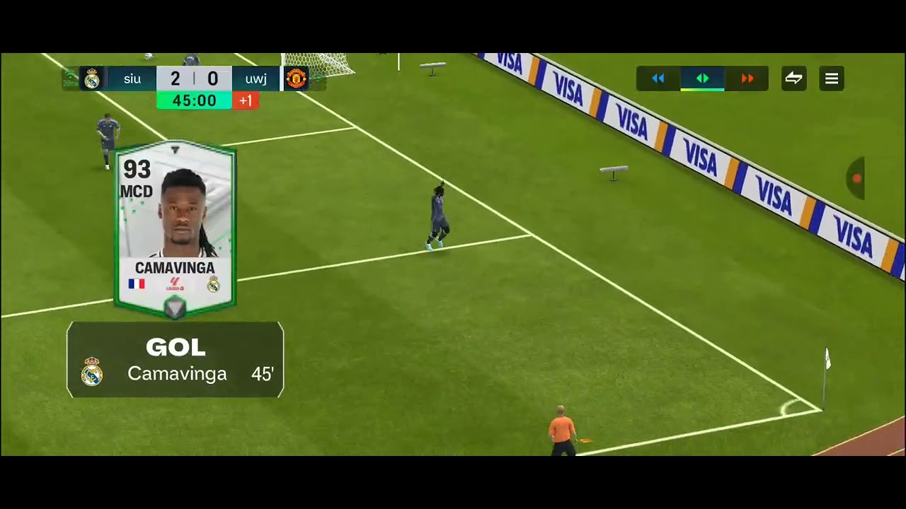 Jugando fc  futbol con el real Madrid 