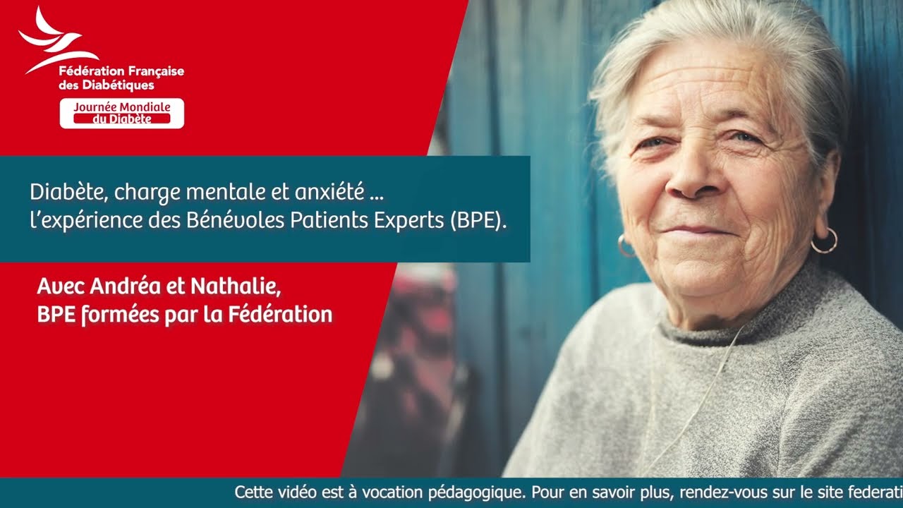 Diabète, charge mentale et anxiété : l'expérience des Bénévoles Patients Experts