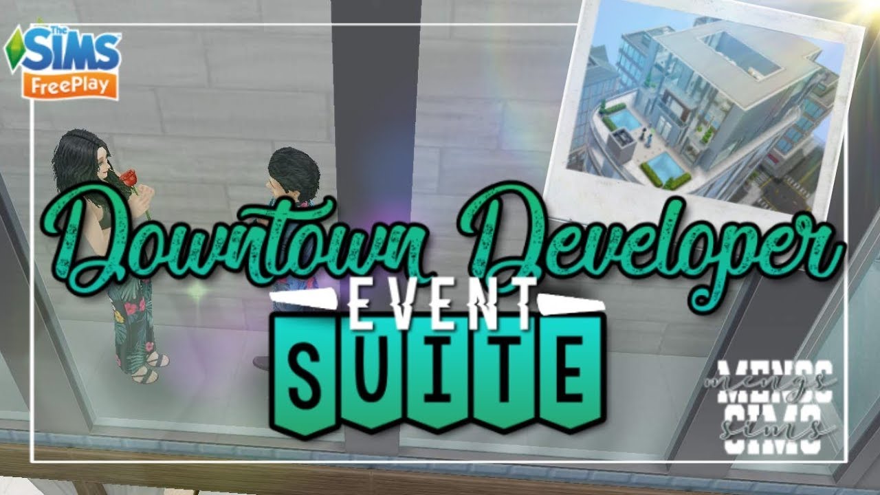 DOWNTOWN DEVELOPER EVENT 🏢 3 STORY PENTHOUSE APARTMENT | The Sims FreePlay