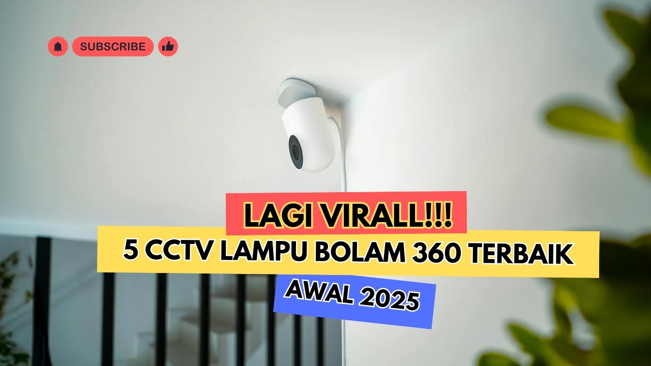 LAGI VIRALL!!! Rekomendasi 5 CCTV LAMPU BOLAM 360 TERBAIK Awal 2025