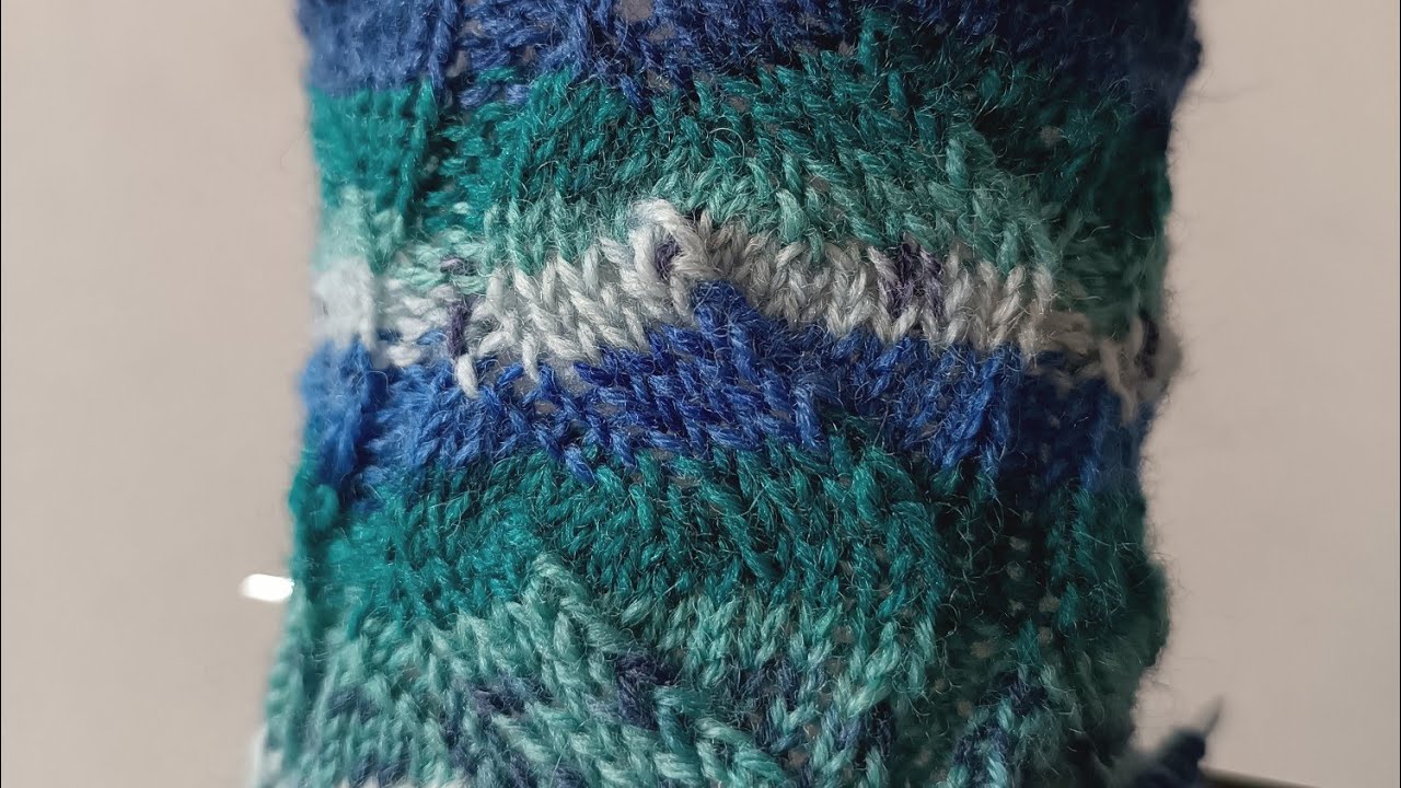 Socken-Muster #31, für 15/16/17 oder 18 Maschen/Nadel