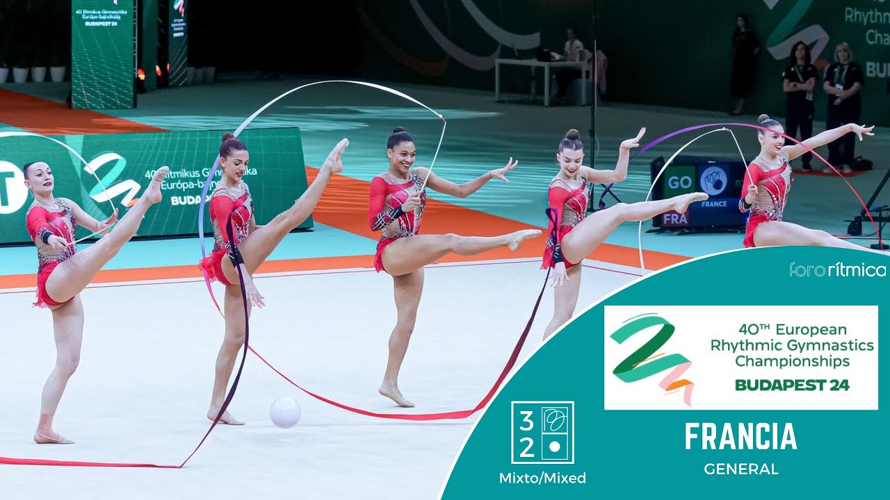 Francia/France - 3 Cintas 2 Pelotas/3 Ribbons 2 Balls - GENERAL - Budapest EC 2024