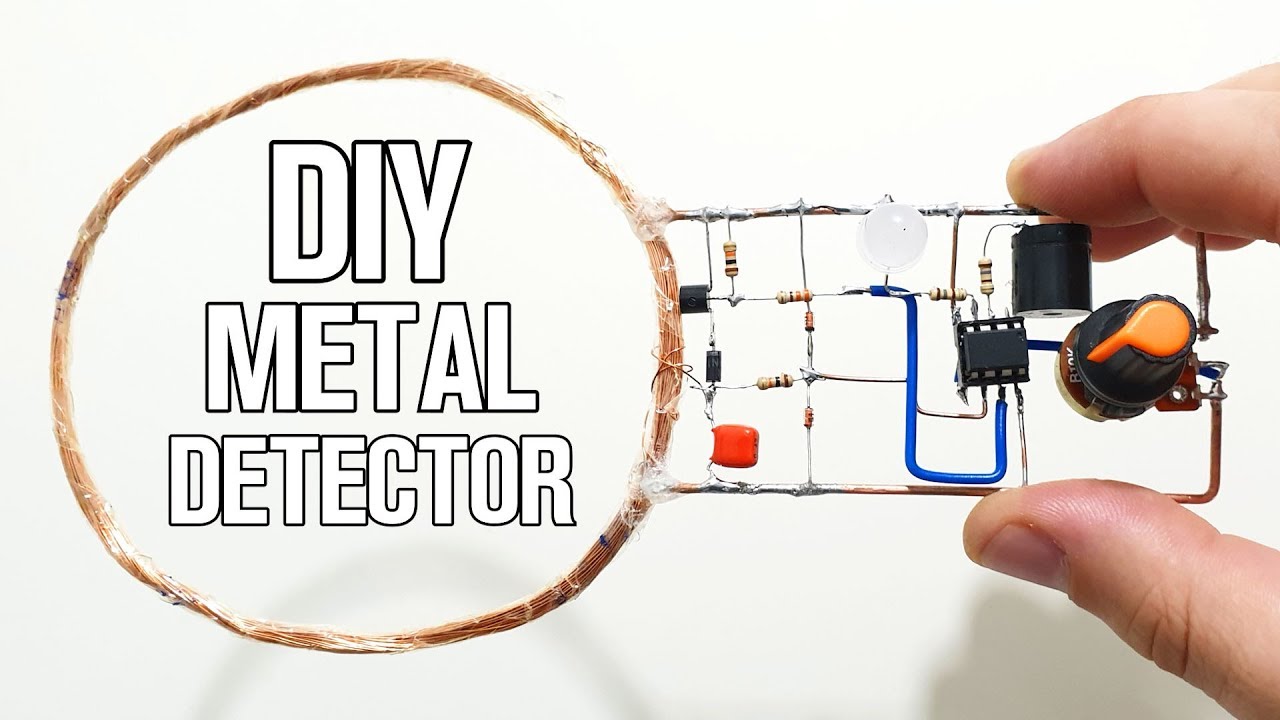 How To Make Metal Detector at Home - Skeleton PCB and easy