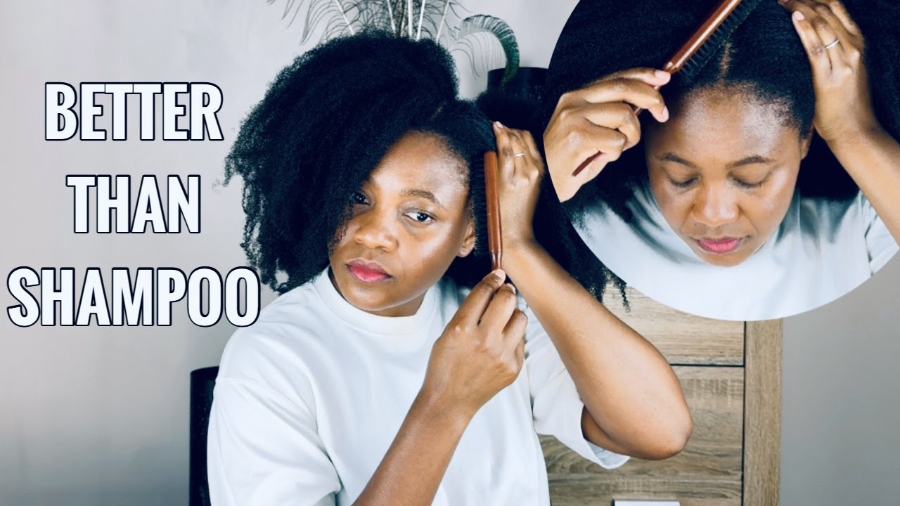 DRY CLEANSING MY SCALP WITH A BOAR BRISTLE BRUSH