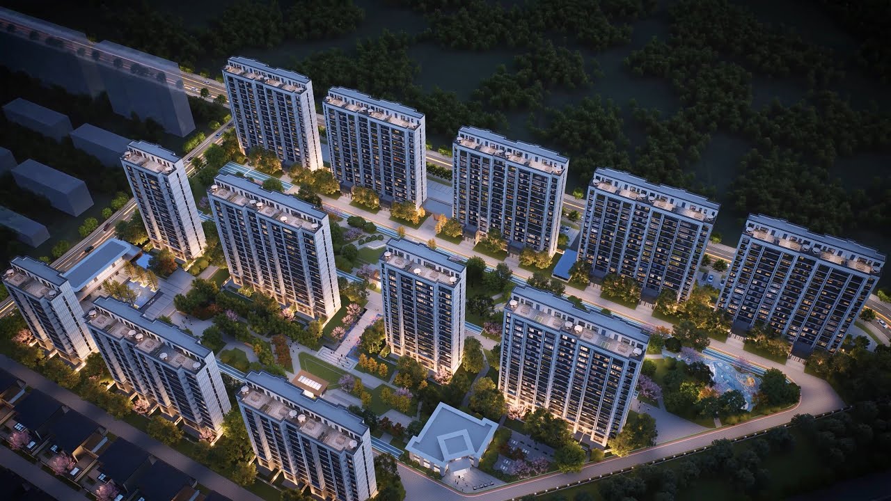 3D Building Animation Of Residential Community