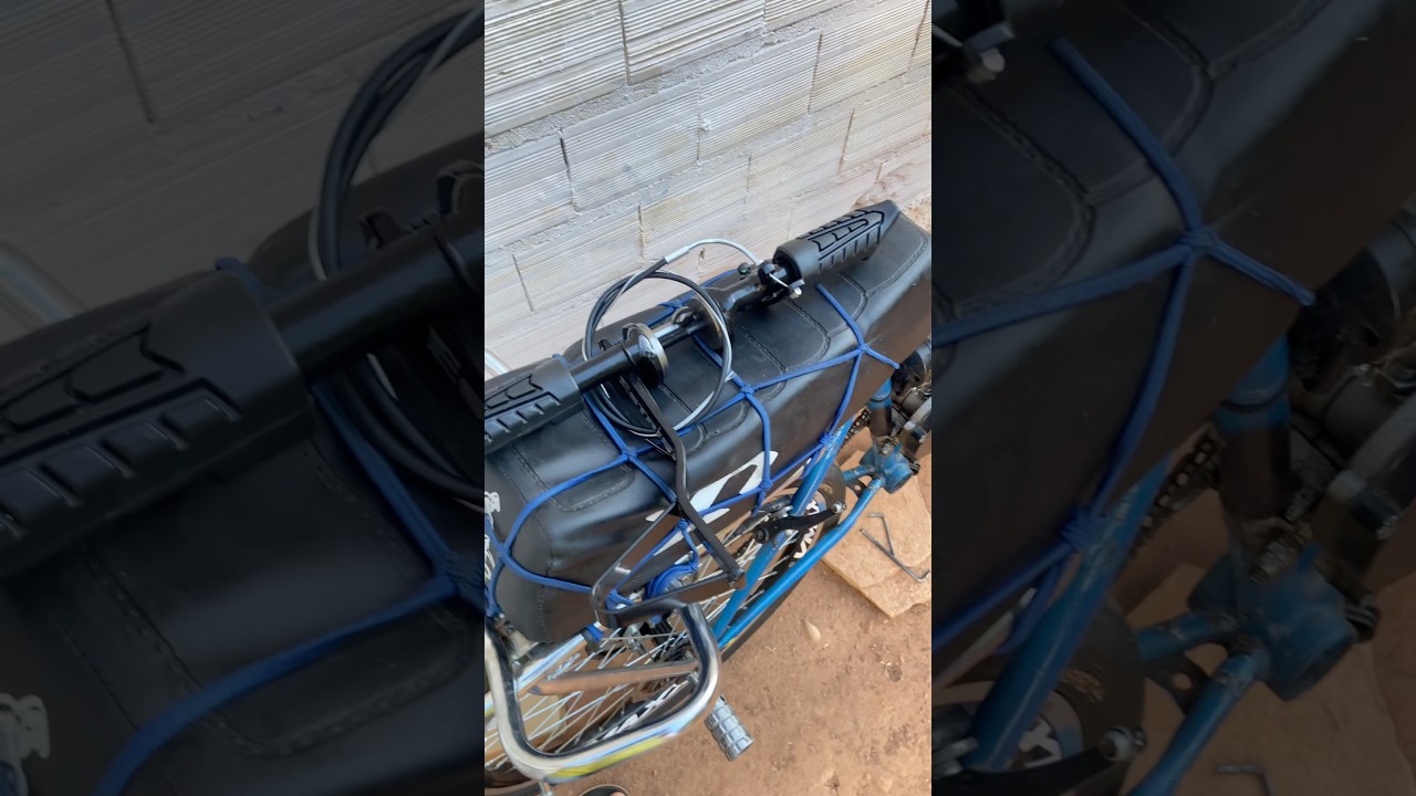 Novo freio no pé para motorizada!