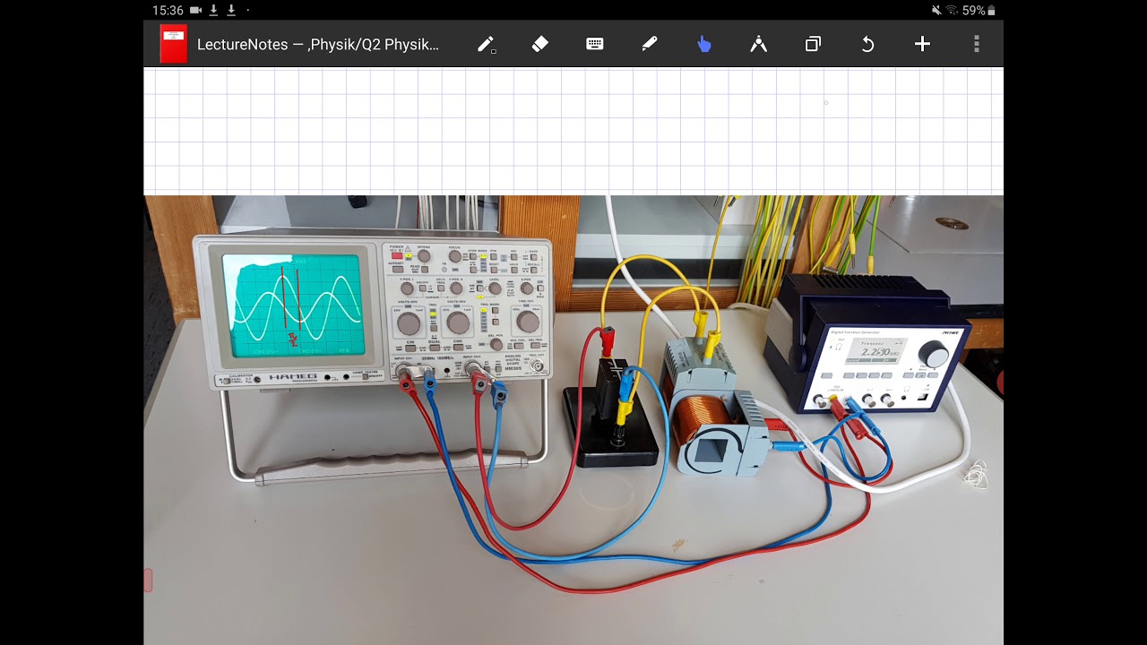 09 Resonanz beim Elektromagnetischen Schwingkreis