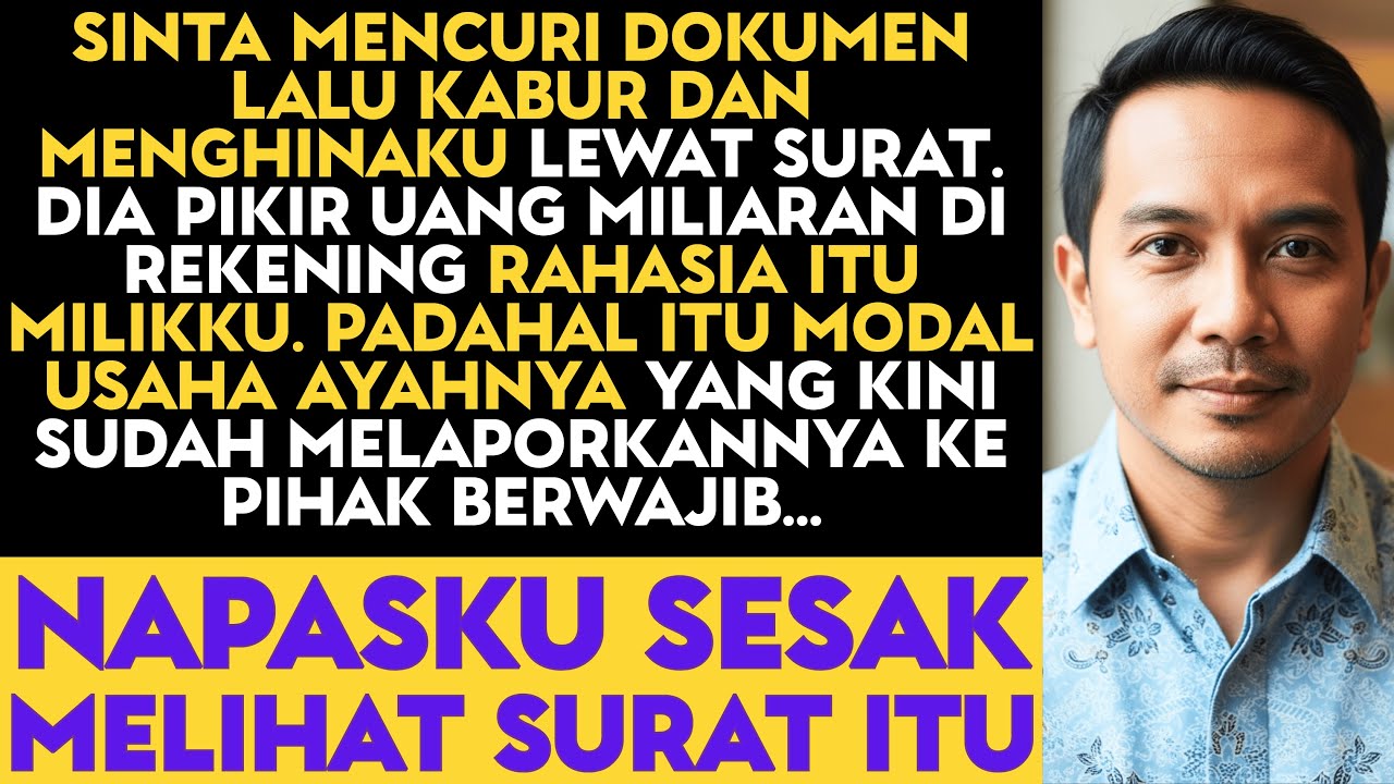 "MUDA Lebih PUASIN Aku!" Tulis Istriku & Sikat Rp1,6 M. Dia Tak Tahu Itu Uang Bapaknya Sendiri...