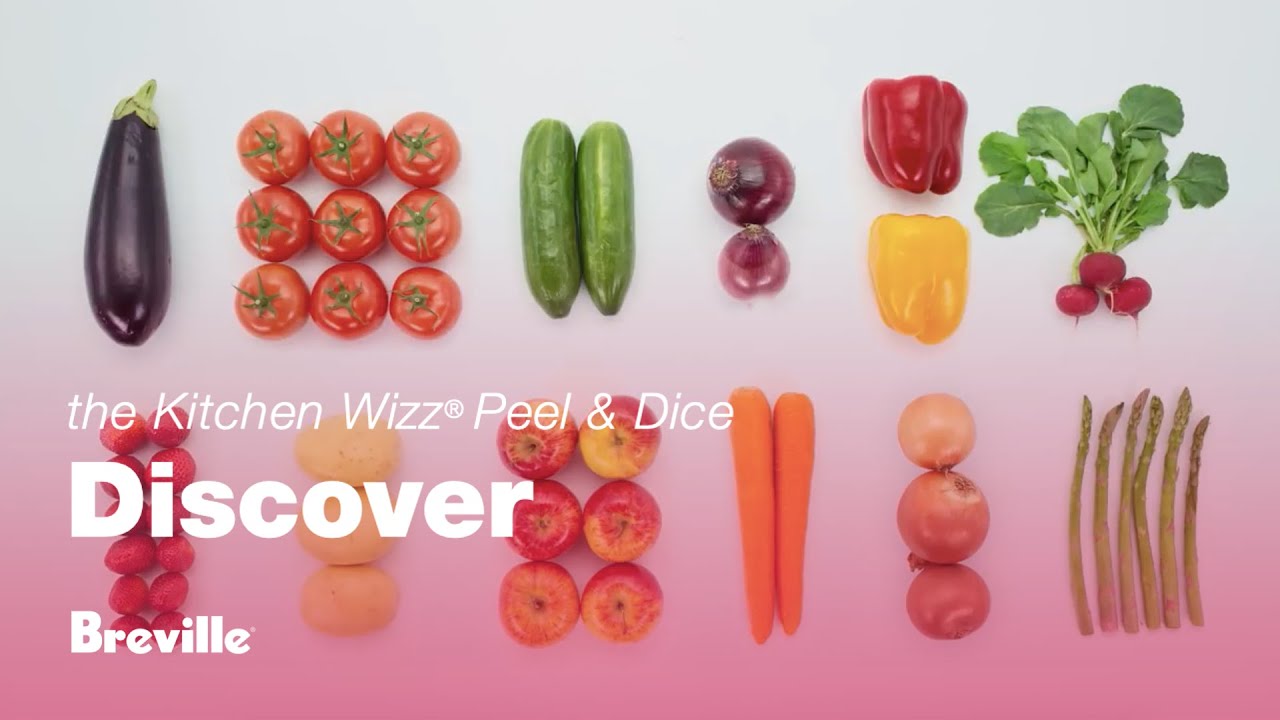 The Kitchen Wizz® Peel & Dice | Peel, chop, slice, dice: we’ve got you covered | Breville AU