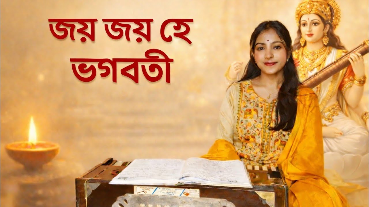Jay Jay Hey Bhagwati | Saraswati Vandana | Devotional Song | Rupsa Dutta | Debasmita Music Academy 