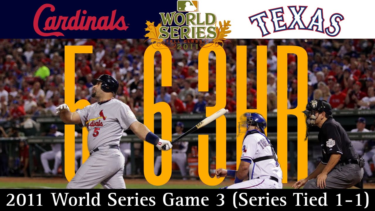 “Pujols’ Historic Game” 2011 WS Gm. 3 | St. Louis Cardinals vs. Texas Rangers | Game Highlights [HD]