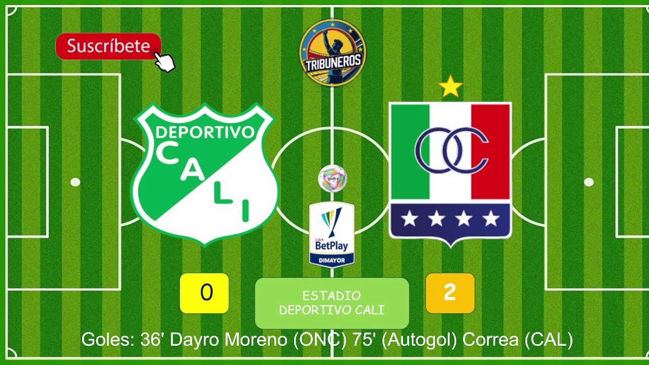 Liga Primera División: Deportivo Cali vs Once Caldas