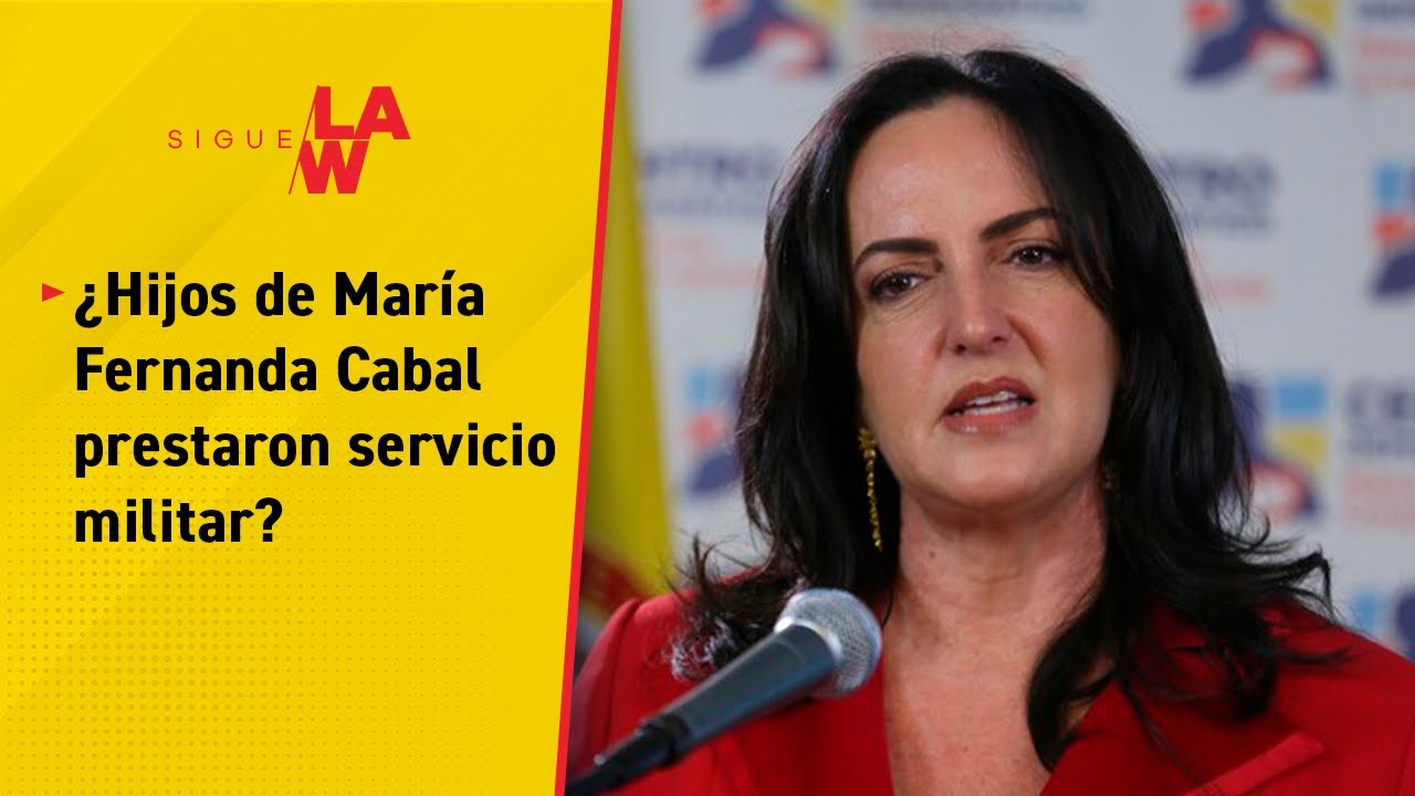 ¿Hijos de María Fernanda Cabal prestaron servicio militar?