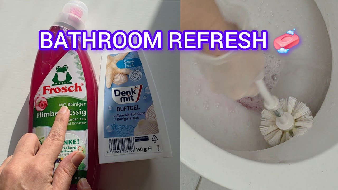 Bathroom Deep Clean & Refresh ✨🧼 | dm & Rossmann Haul