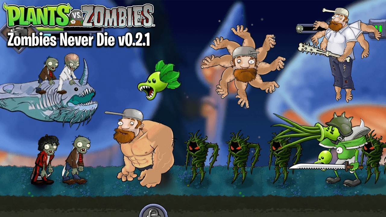 PvZ Zombies Never Die v0.2.1 New Update | 6 New Levels | Download PC & Android APK