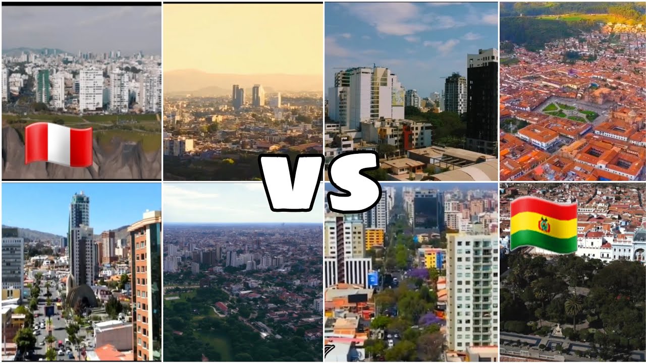 Peruvian Cities vs Bolivian Cities 2023 🇵🇪 🇧🇴
