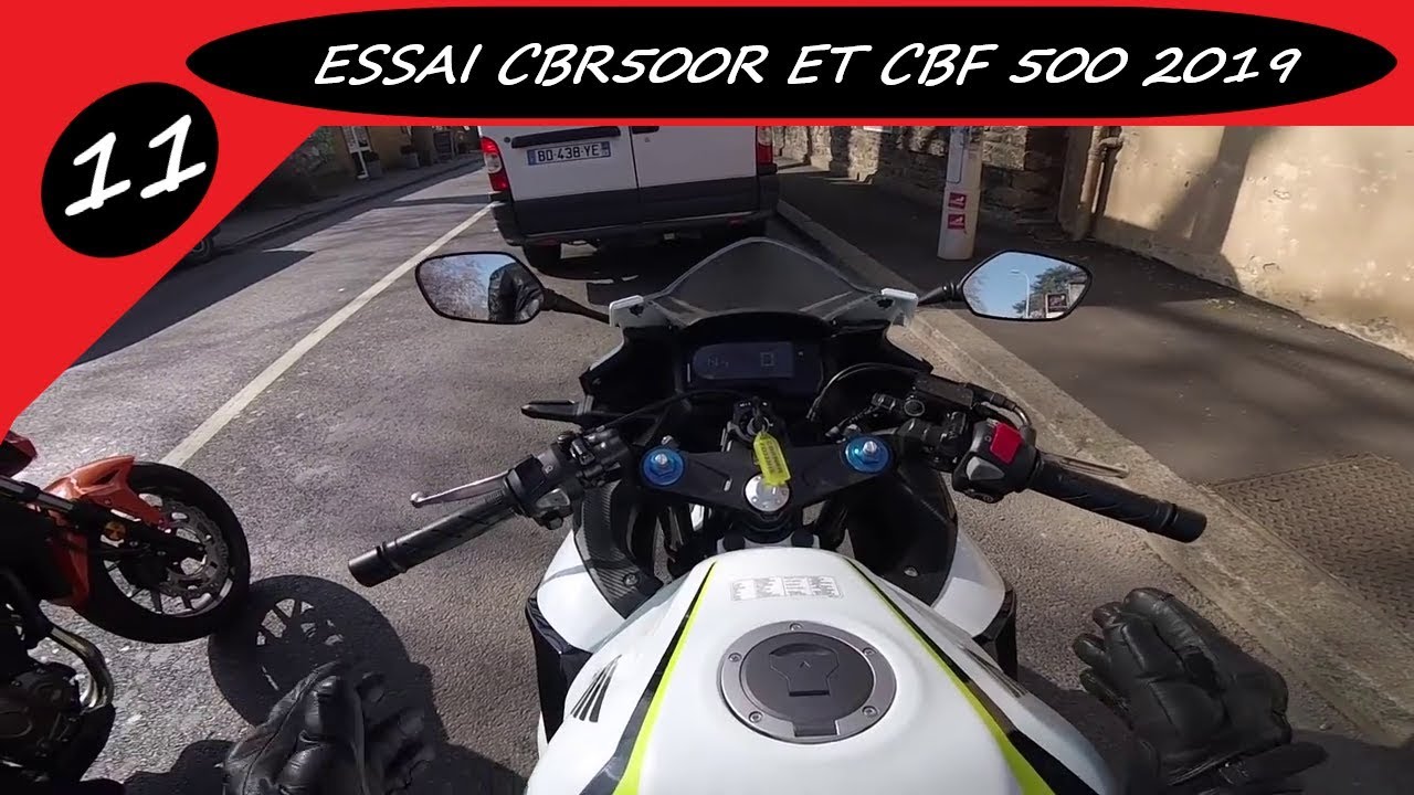 ESSAI HONDA CBR500R ET CB500F 2019
