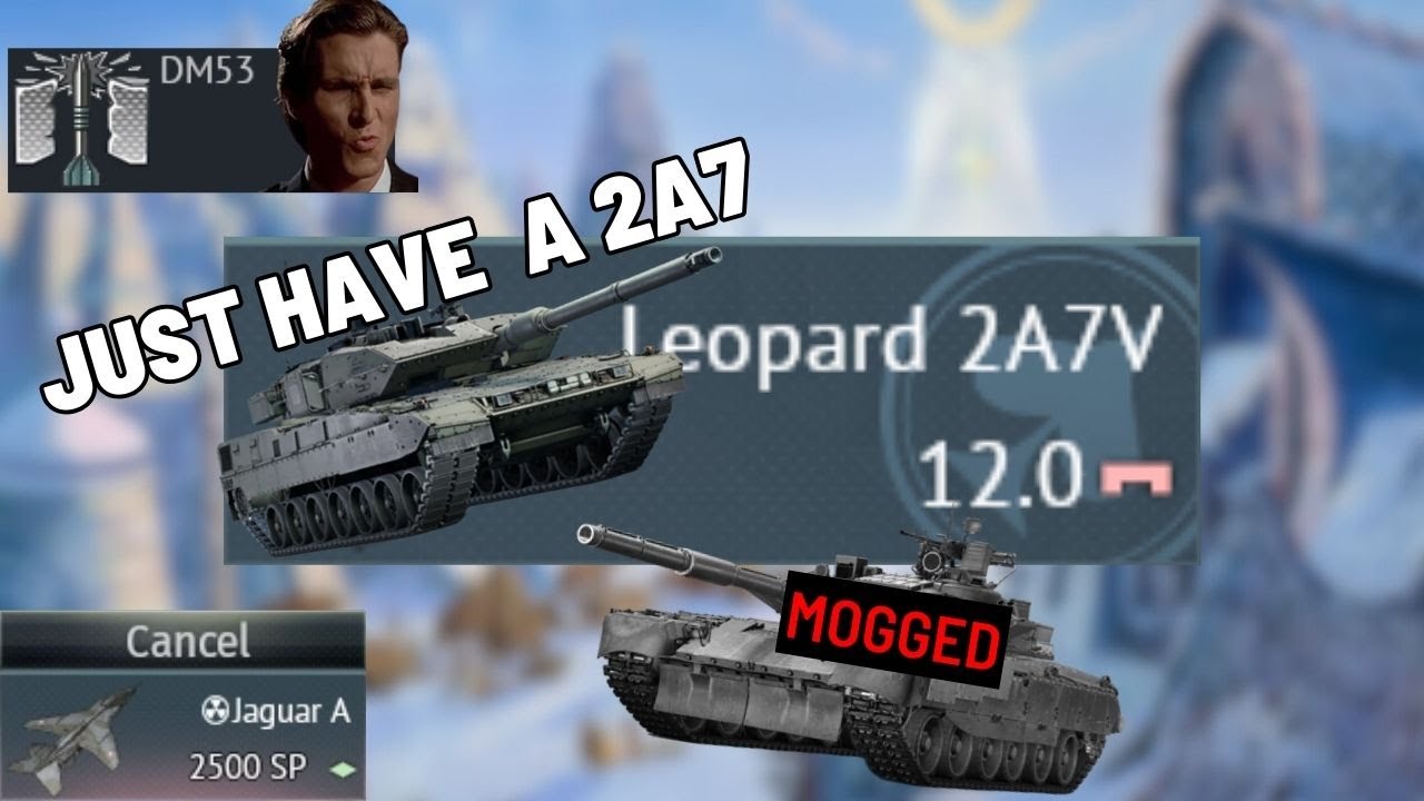 Leopard 2A7V Brutal German MBT [the one who mogs all others]