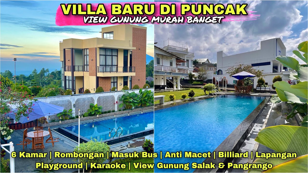 VILLA BARU DI PUNCAK Cuma 2 Juta Muat Rombongan & Masuk Bus | Villa Zein 3