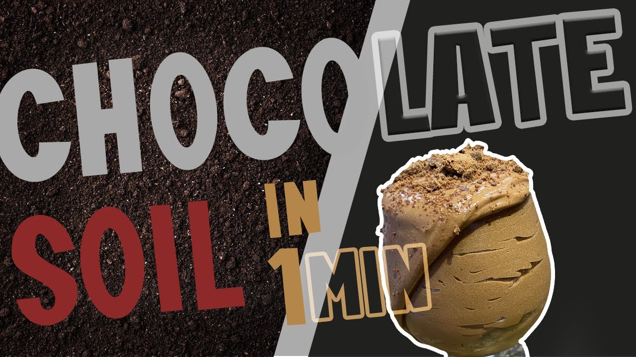 How To Make DARK CHOCOLATE SOIL in 1 min|HOME SHOOT|