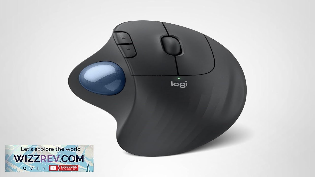 Logitech Ergo M575S Wireless Trackball Mouse Wireless Ergonomic Mouse with Bluetooth