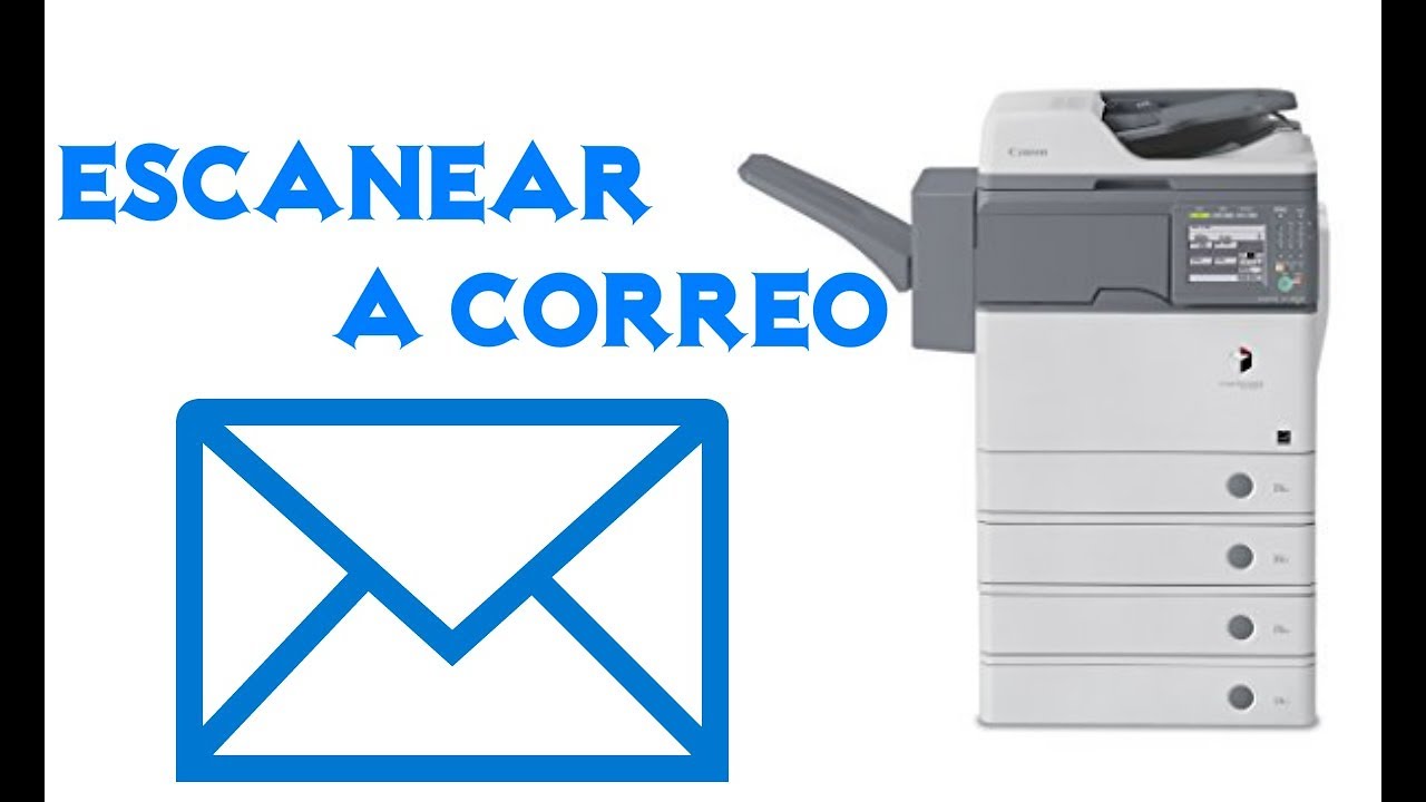 Configuración de Escaner A Correo En Impresora Canon
