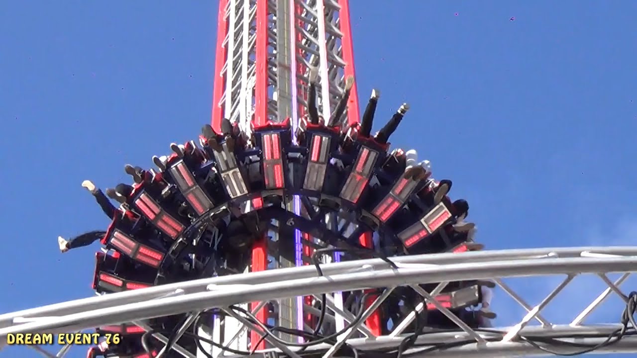 Manège Mega King Tower, Grande foire de Pâques 2024, Caen