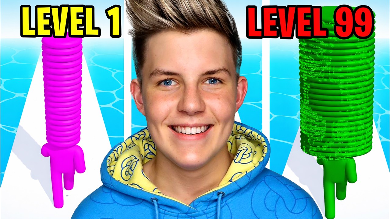 NOOB vs PRO vs HACKER in Long Neck Run! Prezley