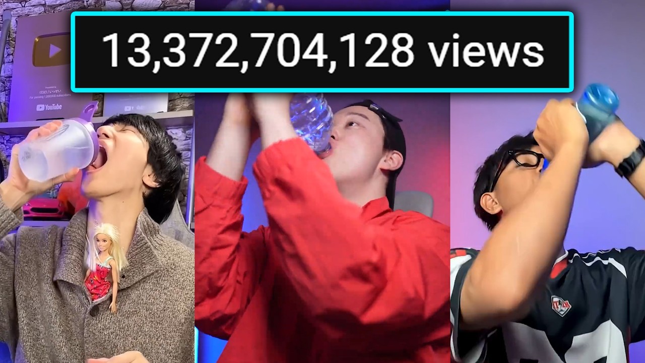 BILLIONS of views by...drinking water