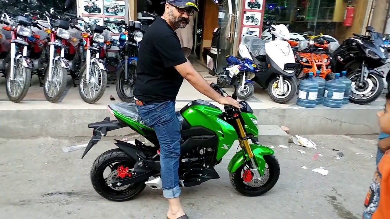 KAWASAKI IN PAKISTAN 150cc MINI REPLICA PRICE IN PAKISTAN FULL REVIEW & TOP SPEED TEST ON PK BIKES