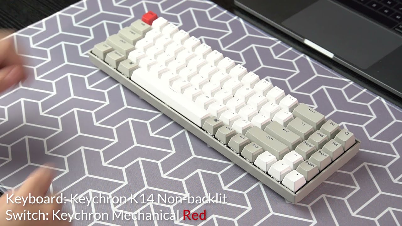 Keychron K14 Typing Sound Test