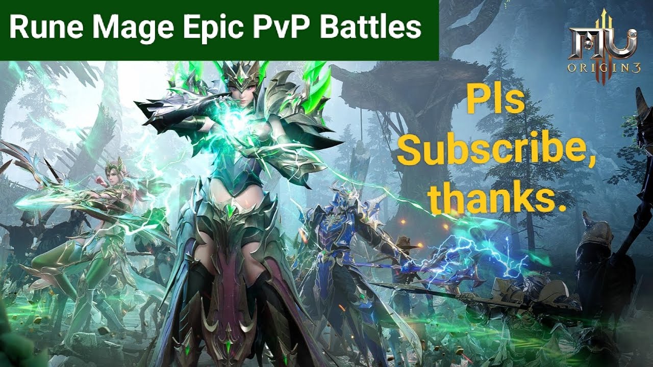 Mu Origin 3 Rune mage Epic PvP #muorigin #muorigin3asia #europeserver #gameplay #games