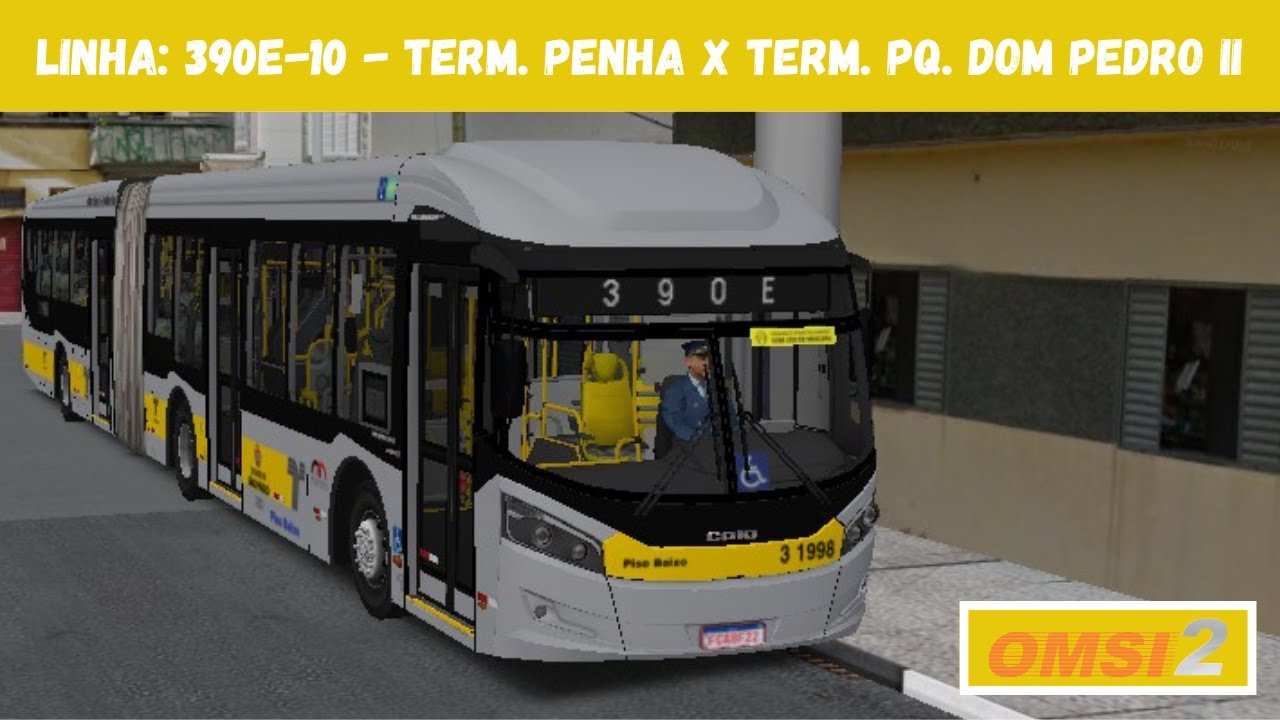 OMSI 2 | Caio Millennium BRT II - MB: O500UA | Linha: 390E-10