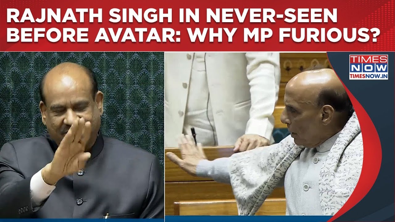Watch Rajnath Singh In Never-Seen Before Angry Avatar In Lok Sabha, Calls Out Opposition MPs For...