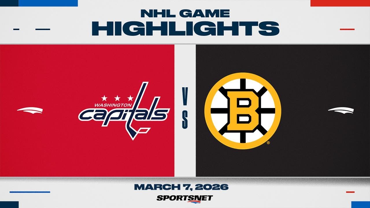 NHL Highlights | Capitals vs. Bruins - March 7, 2026