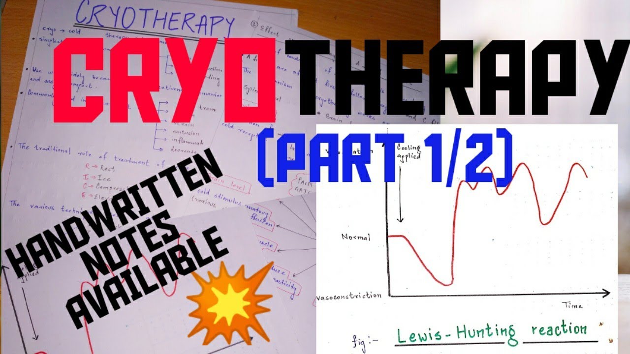 Cryotherapy in physiotherapy | Physiological effects | In hindi | (part 1/2)