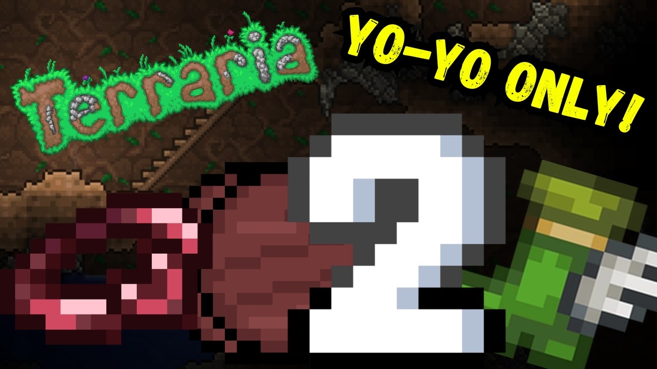 Yo-Yo vs. Terraria Caverns | YO-YO CHALLENGE | 2