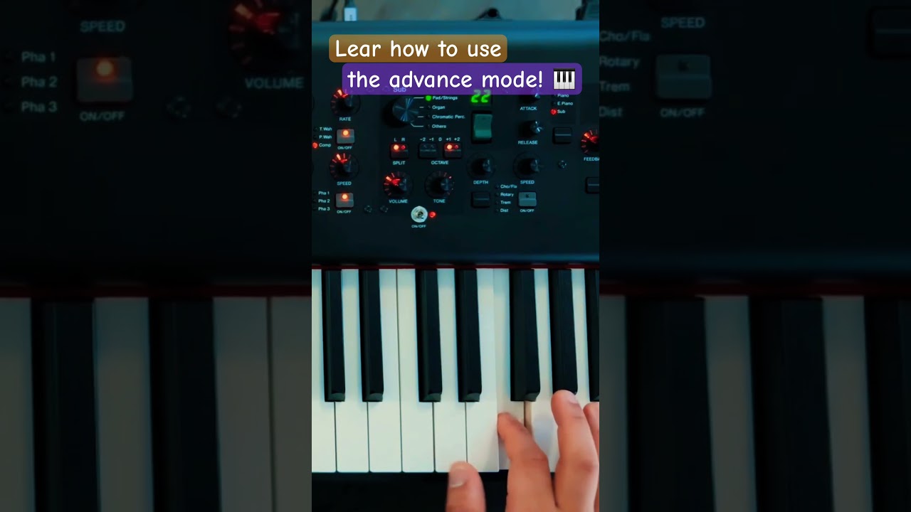 Yamaha CP88/CP73 &ndash; Advanced Mode Tutorial 🎹 |  Part 1