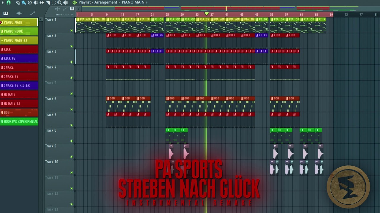 PA SPORTS - Streben nach Glück INSTRUMENTAL REMAKE